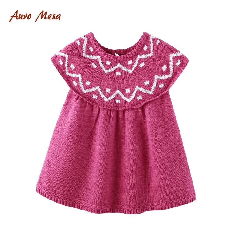 2021 New Autumn Girls Dress, Baby Neck Knitted Sweater, Sleeveless Skirt, Sleeveless Baby Princess Skirt