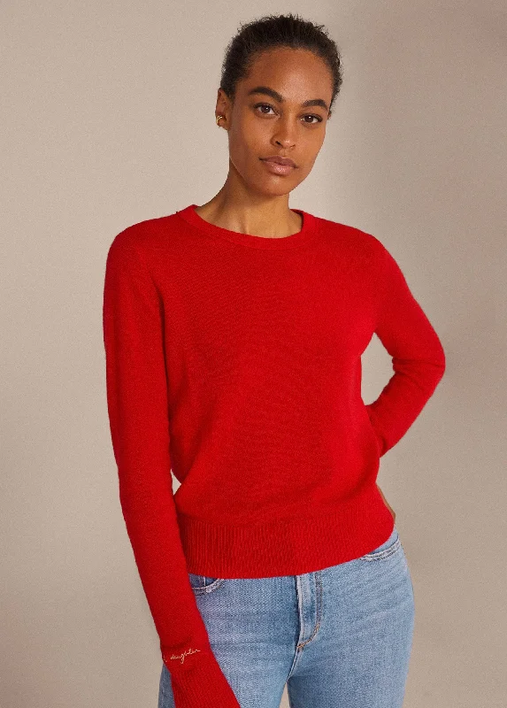 CASHMERE CREWNECK SWEATER