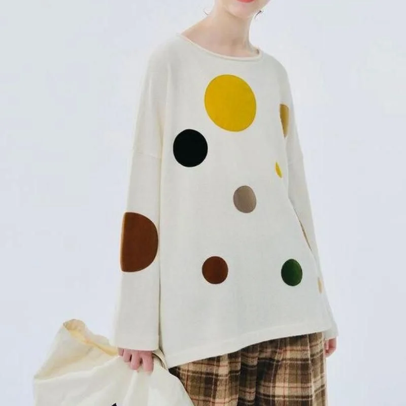 Blended Planet Polka Dot Sweater