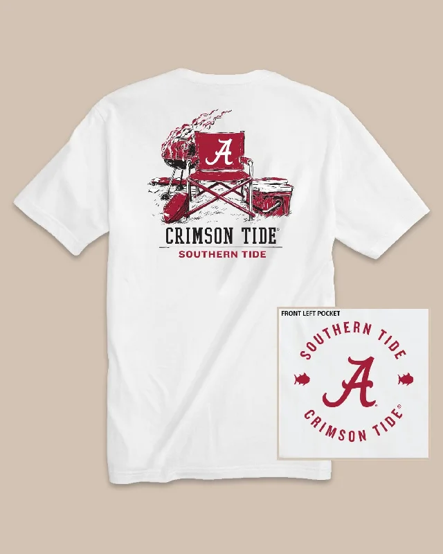 men's simple stylish t-shirts -Alabama Crimson Tide Gameday BBQ Tailgate T-Shirt