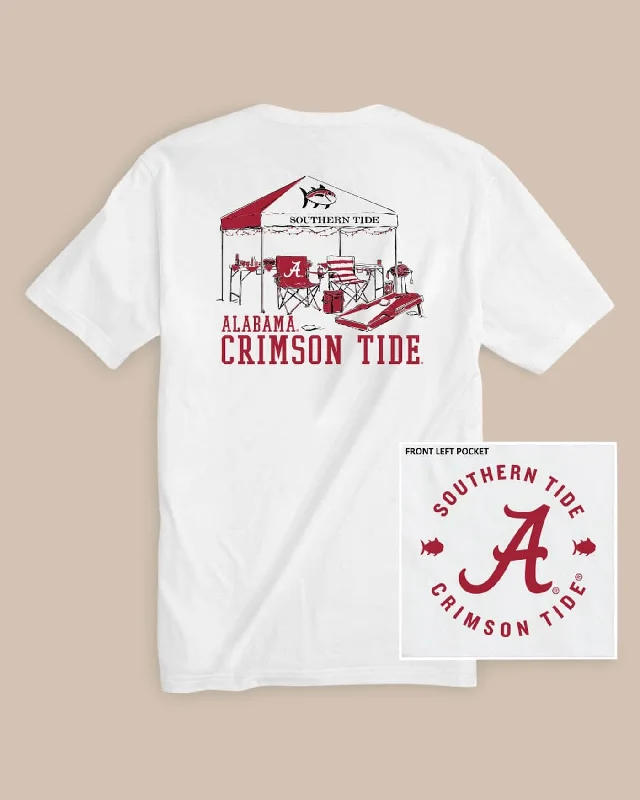 men's graphic t-shirts -Alabama Crimson Tide Tailgate Time T-Shirt