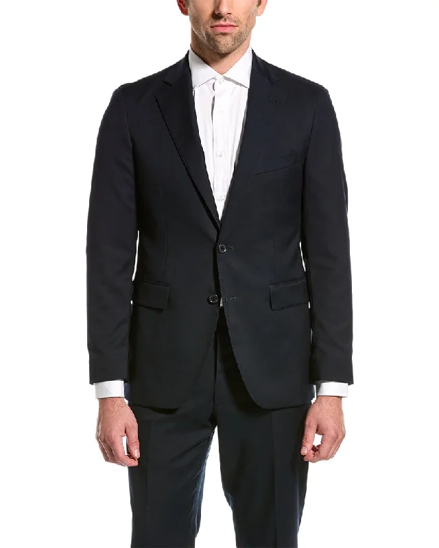 men's slim-fit formal shirts -ALTON LANE The Mercantile Tailored Fit Suit with Flat Front Pant