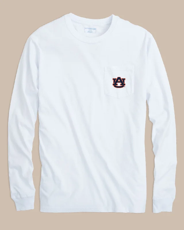 men's cotton blend t-shirts -Auburn Tigers Gameday Embroidered Long Sleeve T-Shirt