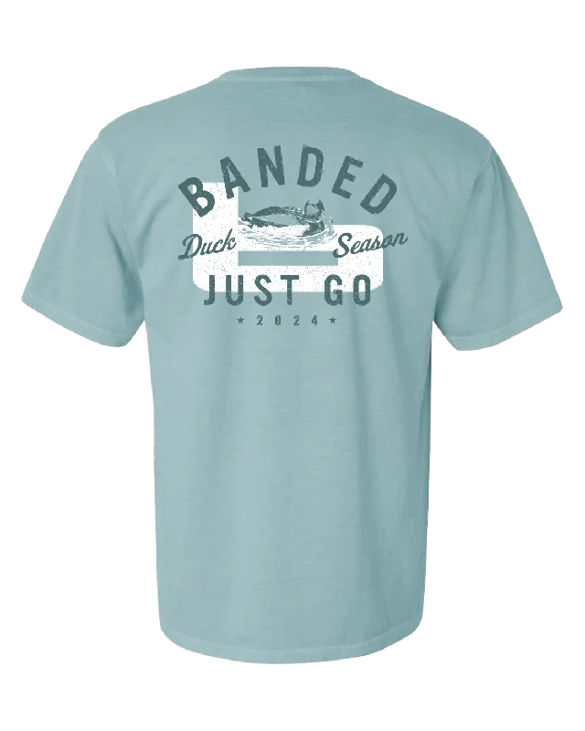 men's breathable cotton graphic t-shirts -Banded Duck Season '24 Tee