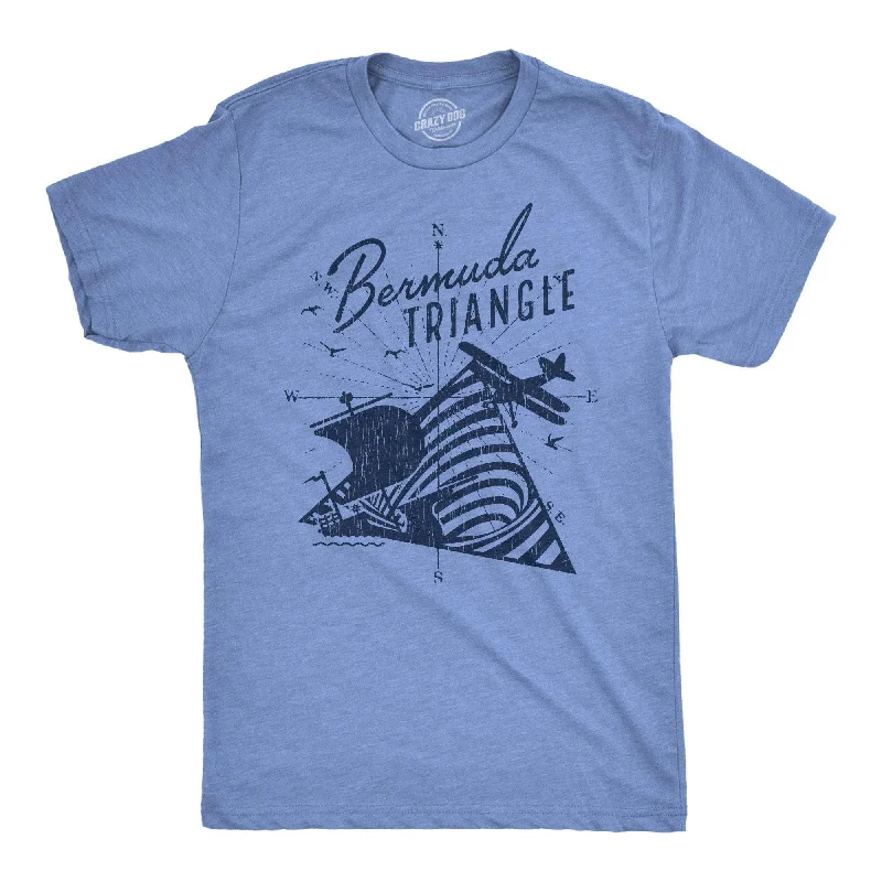 men's eco-friendly t-shirts -Bermuda Triangle Men's T Shirt