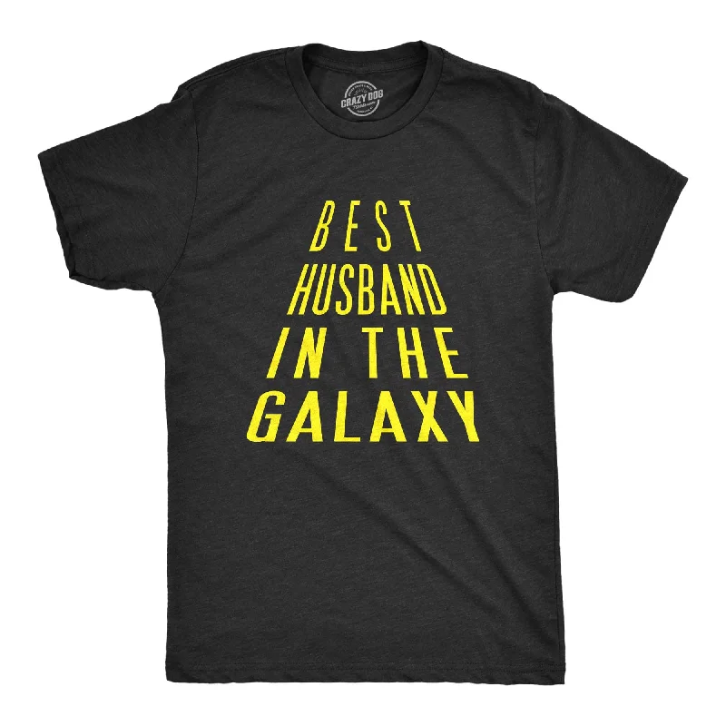 men's graphic design t-shirts -Best Husband In The Galaxy Men's T Shirt