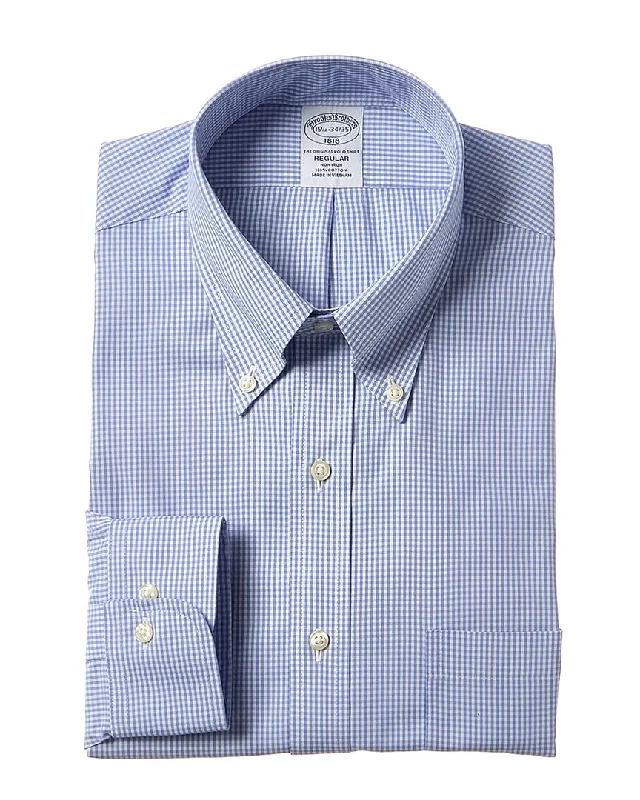 men's casual work shirts -Brooks Brothers Regular Dress Shirt