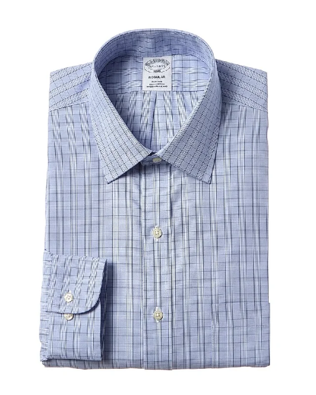 men's button-up shirts -Brooks Brothers Regular Dress Shirt