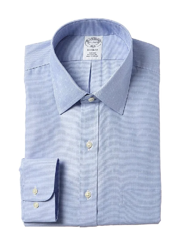 men's slim-fit shirts -Brooks Brothers Regular Dress Shirt