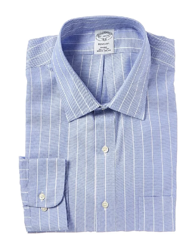 men's classic shirts -Brooks Brothers Regular Fit Dress Shirt