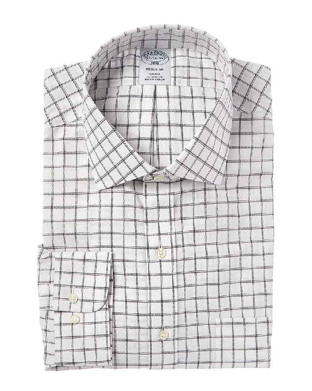 men's Oxford shirts -Brooks Brothers Regular Fit Dress Shirt