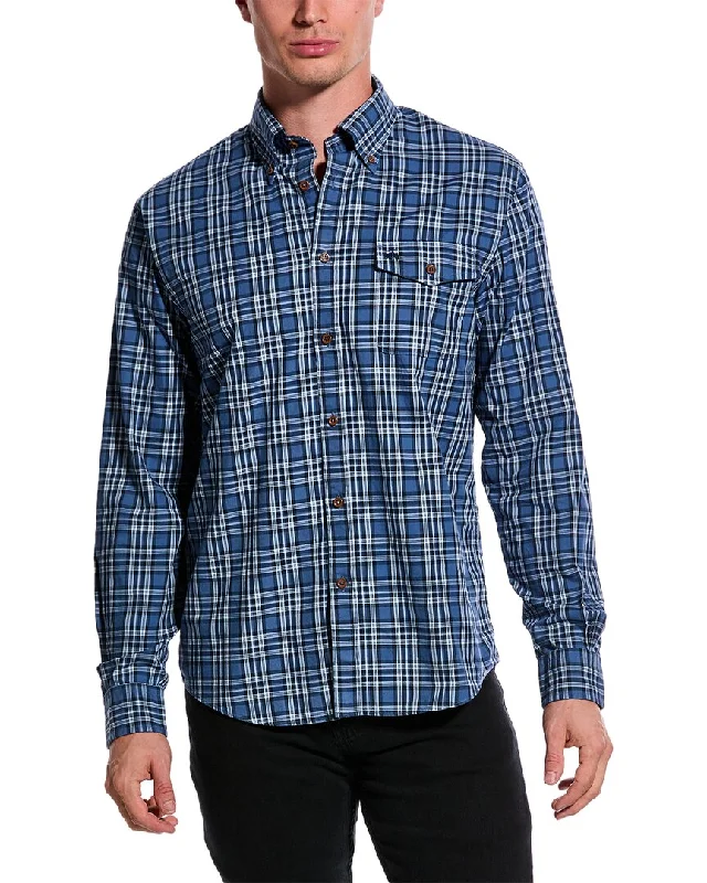 men's office button-up shirts -Brooks Brothers Regular Fit Shirt