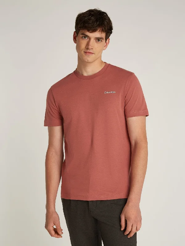 men's designer printed t-shirts -Calvin Klein Cotton Interlock T-Shirt