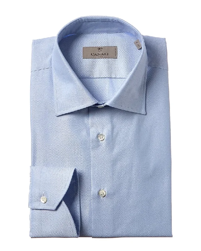 men's Oxford shirts -Canali Dress Shirt