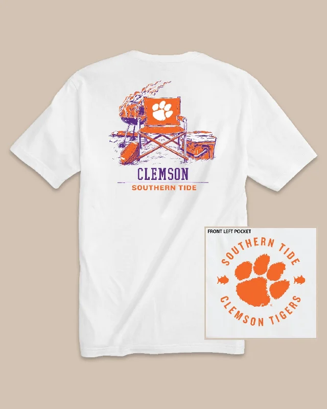 men's colorful t-shirts -Clemson Tigers Gameday BBQ Tailgate T-Shirt