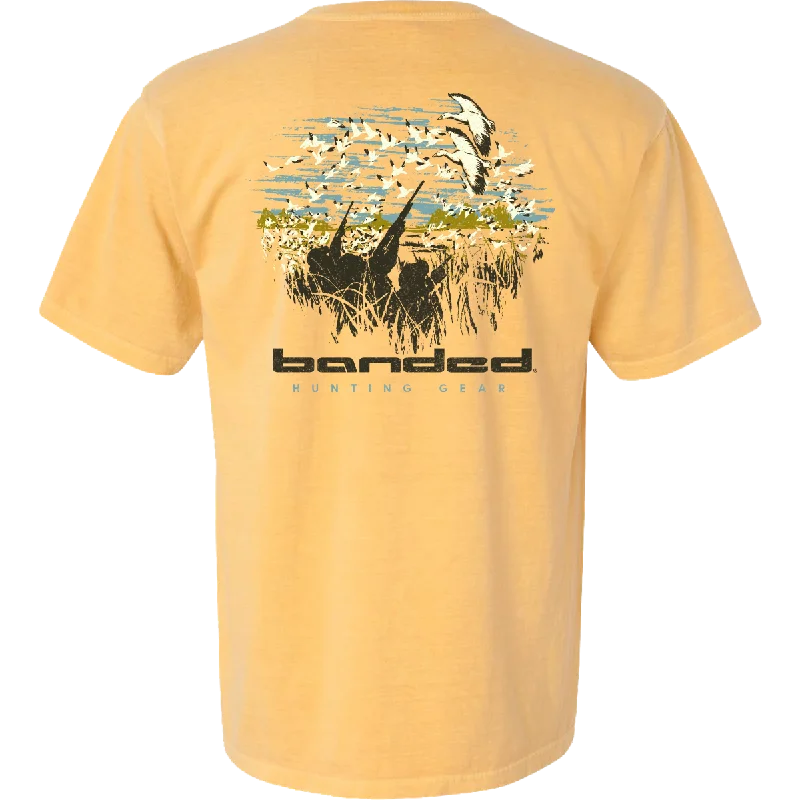 men's performance t-shirts -Banded Just Go Snow Tee - February 2024 Tee of the Month