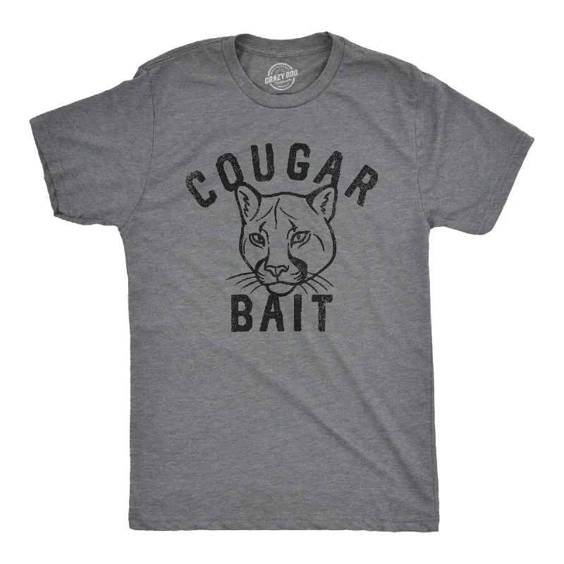 men's cool graphic t-shirts -Cougar Bait Men's T Shirt