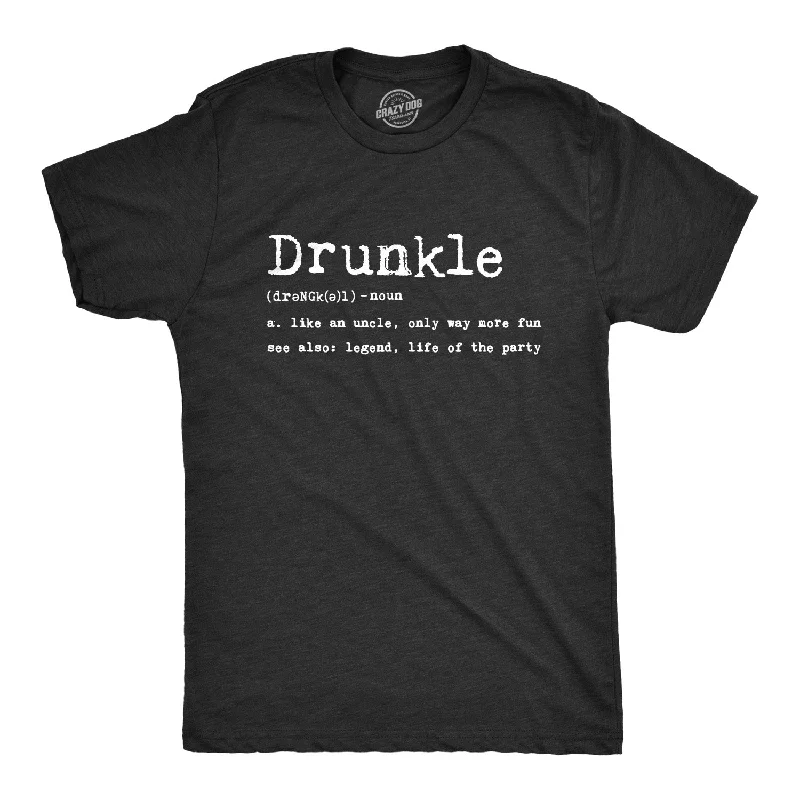 men's athletic fit t-shirts -Drunkle Definition Men's T Shirt