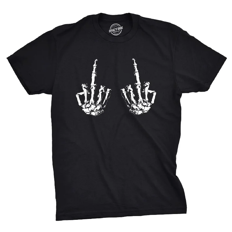 men's designer printed t-shirts -Flipping The Bones Men's T Shirt