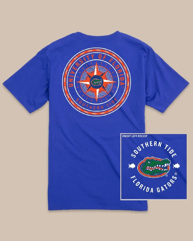 men's relaxed fit graphic t-shirts -Florida Gators Gameday Collegiate Compass T-Shirt