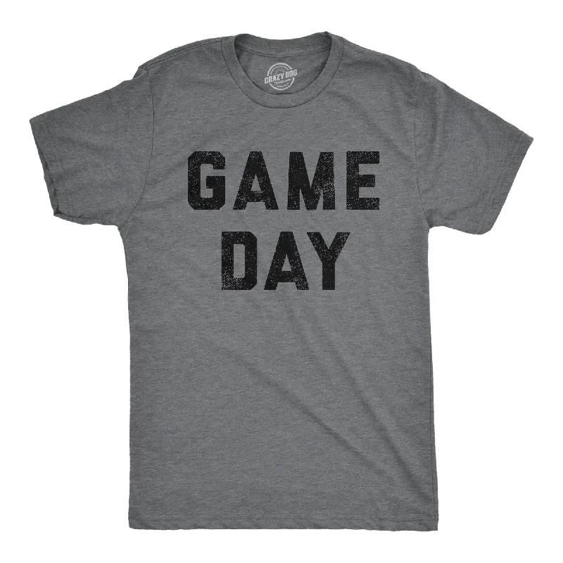 men's comfortable cotton t-shirts -Game Day Men's T Shirt