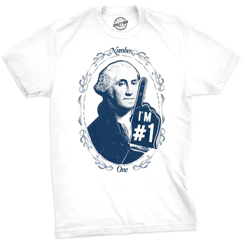 men's streetwear t-shirts -George Washington #1 Men's T Shirt