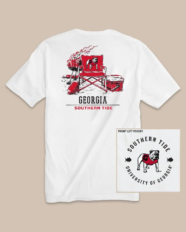 men's short-sleeve cotton t-shirts -Georgia Bulldogs Gameday BBQ Tailgate T-Shirt