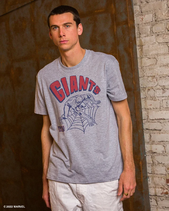 men's funny printed t-shirts -Giants Spider-Man Web Slinger Tee