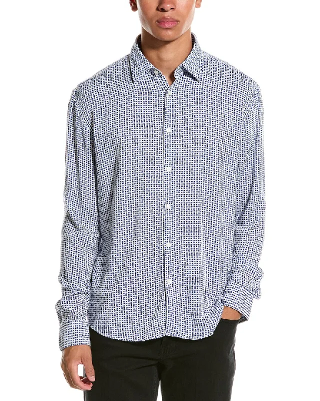 men's office shirts for summer -Hugo Boss Ermo Woven Shirt