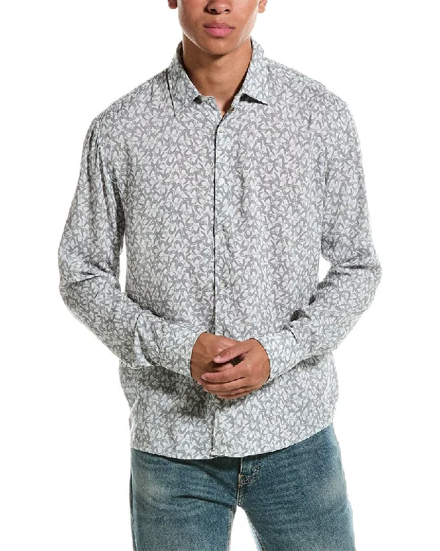 men's breathable button-up shirts -Hugo Boss Ermo Woven Shirt