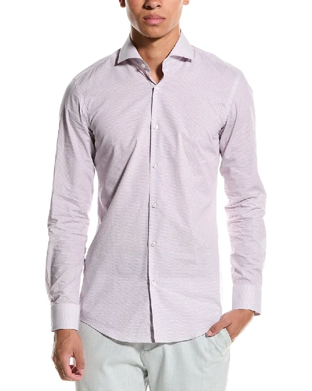 men's basic button-up shirts -Hugo Boss Slim Fit Shirt