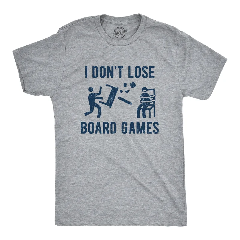 men's polo t-shirts -I Don't Lose Board Games Men's T Shirt