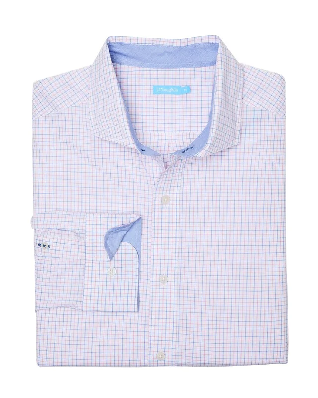 men's designer shirts -J.McLaughlin Check Drummond Shirt