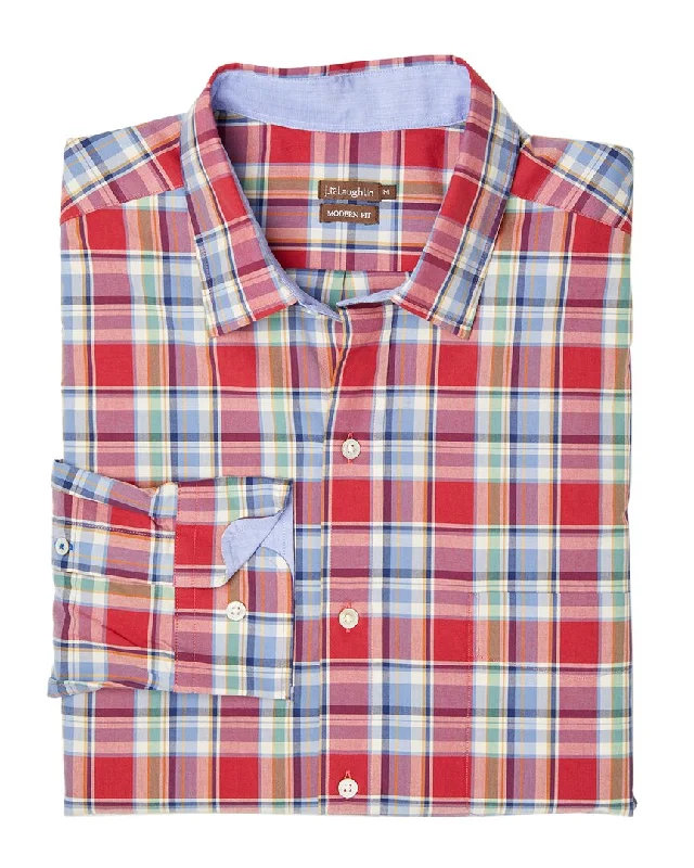 men's custom-fit shirts -J.McLaughlin Collis Woven Shirt