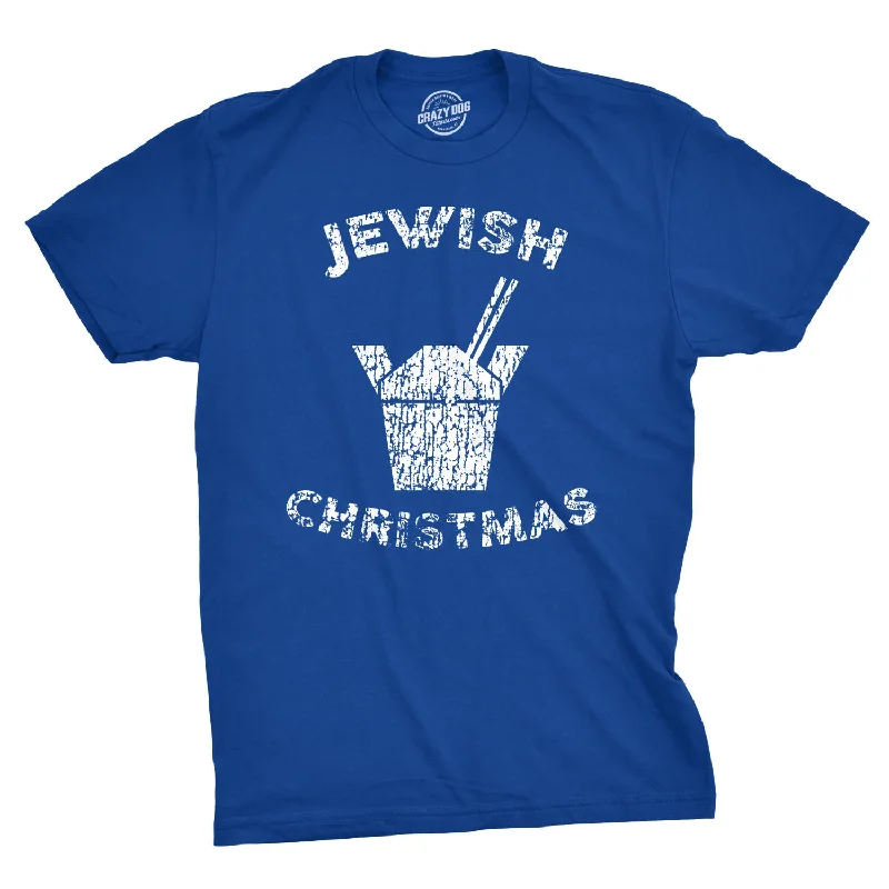 men's plain t-shirts -Jewish Christmas Men's T Shirt