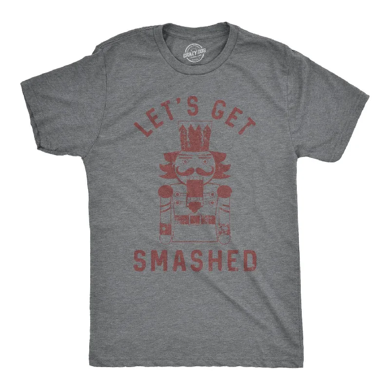 men's graphic t-shirts -Let's Get Smashed Nutcracker Men's T Shirt