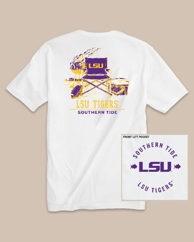 men's summer t-shirts -LSU Tigers Gameday BBQ Tailgate T-Shirt