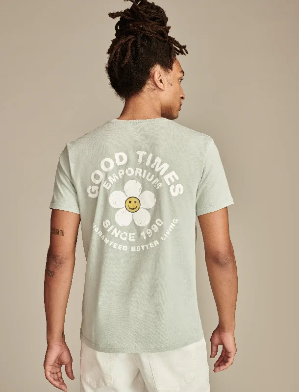 men's minimalist t-shirts -Lucky Brand Men's Good Times