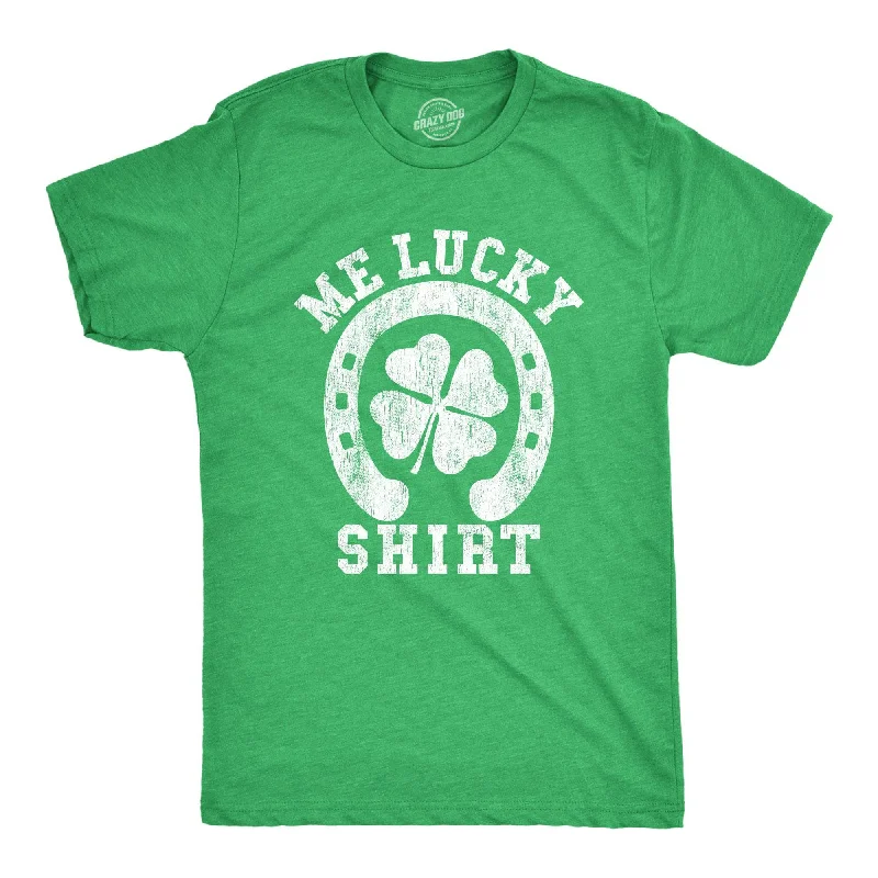 men's simple stylish t-shirts -Me Lucky Shirt Men's T Shirt