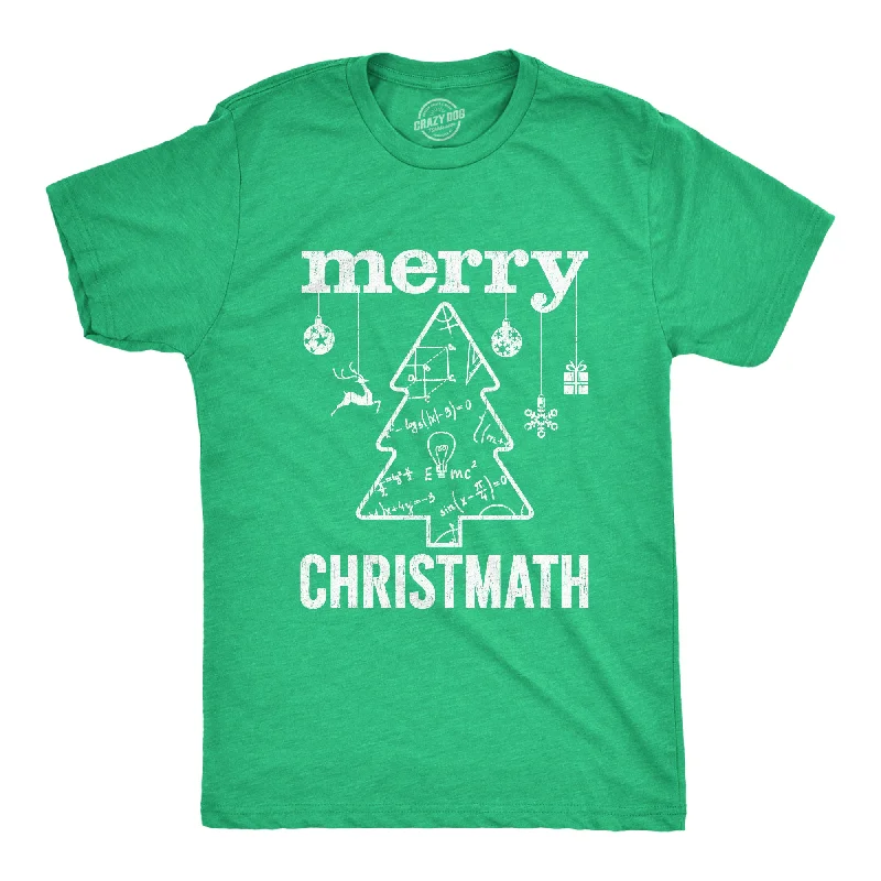 men's trendy printed t-shirts -Merry Christmath Men's T Shirt