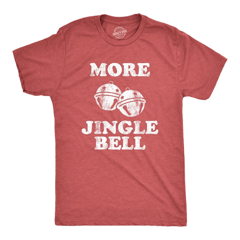 men's comfortable plain t-shirts -More Jingle Bells Men's T Shirt