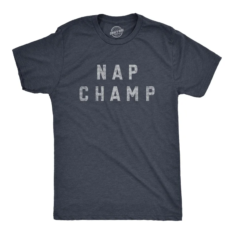 men's outdoor t-shirts -Nap Champ Men's T Shirt