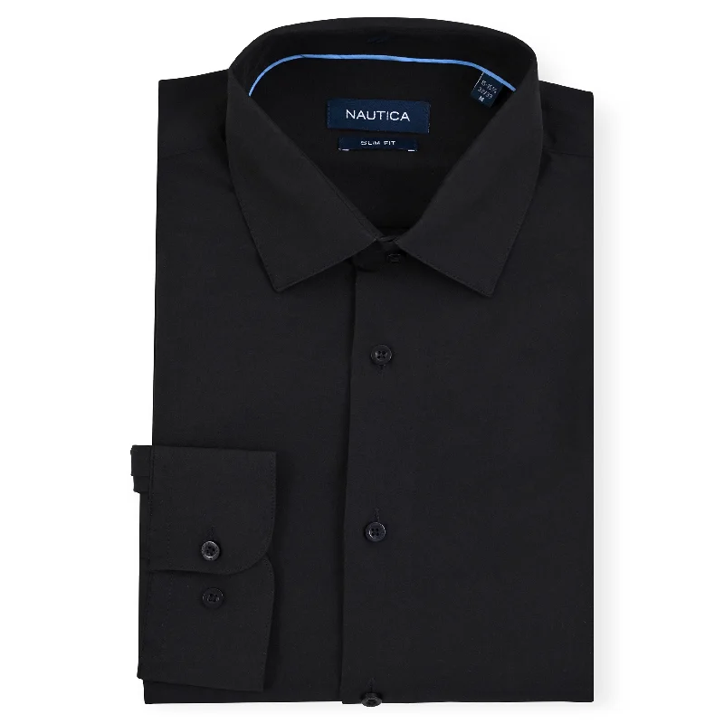 men's fashion-forward shirts -Nautica Wrinkle-Resistant Dress Shirt