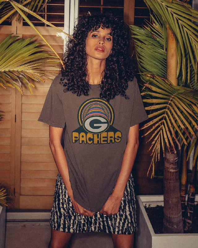 men's trendy printed t-shirts -NFL Infinite Vibe Packers Flea Market Tee