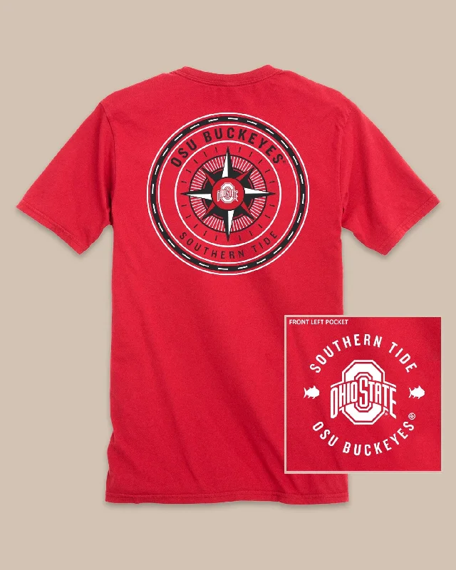 men's high-quality t-shirts -Ohio State Buckeyes Gameday Collegiate Compass T-Shirt