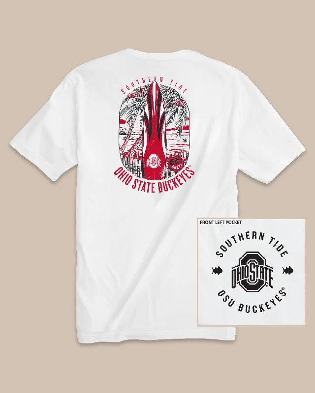 men's daily wear t-shirts -Ohio State Buckeyes Gameday Locals Only T-Shirt