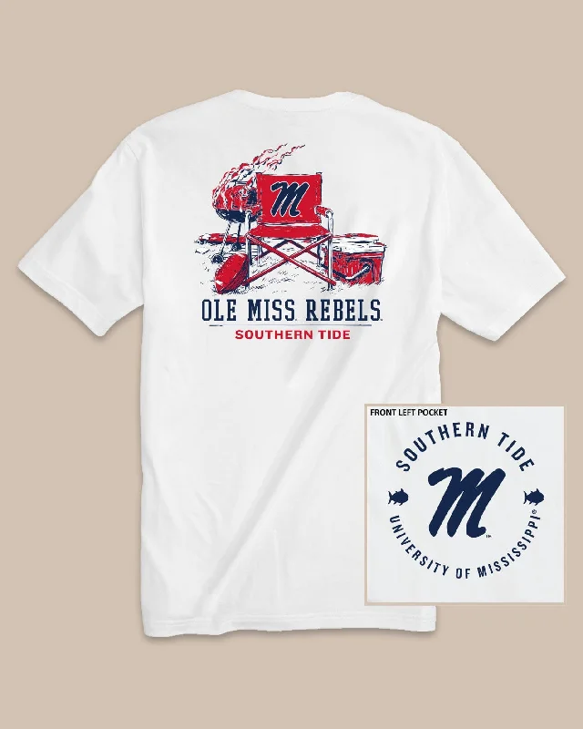 men's casual graphic t-shirts -Ole Miss Rebels Gameday BBQ Tailgate T-Shirt