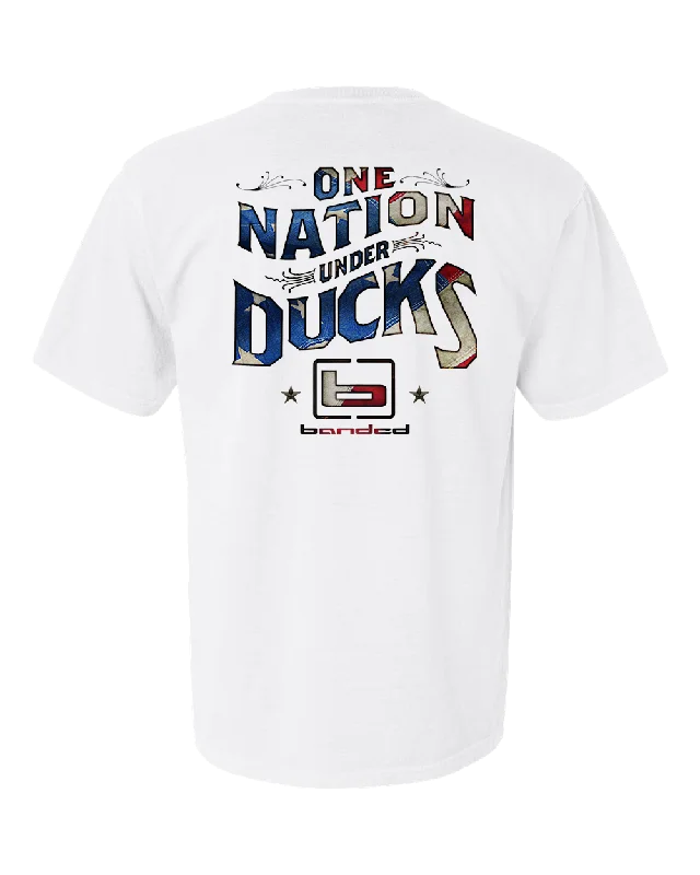 men's comfortable graphic tees -One Nation Under Ducks T-Shirt