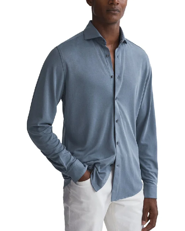 men's office-friendly shirts -Reiss Bobby Shirt