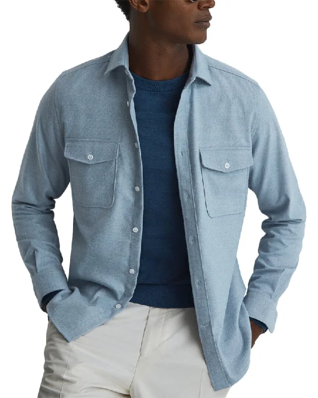 men's modern fit shirts -Reiss Chaser Shirt